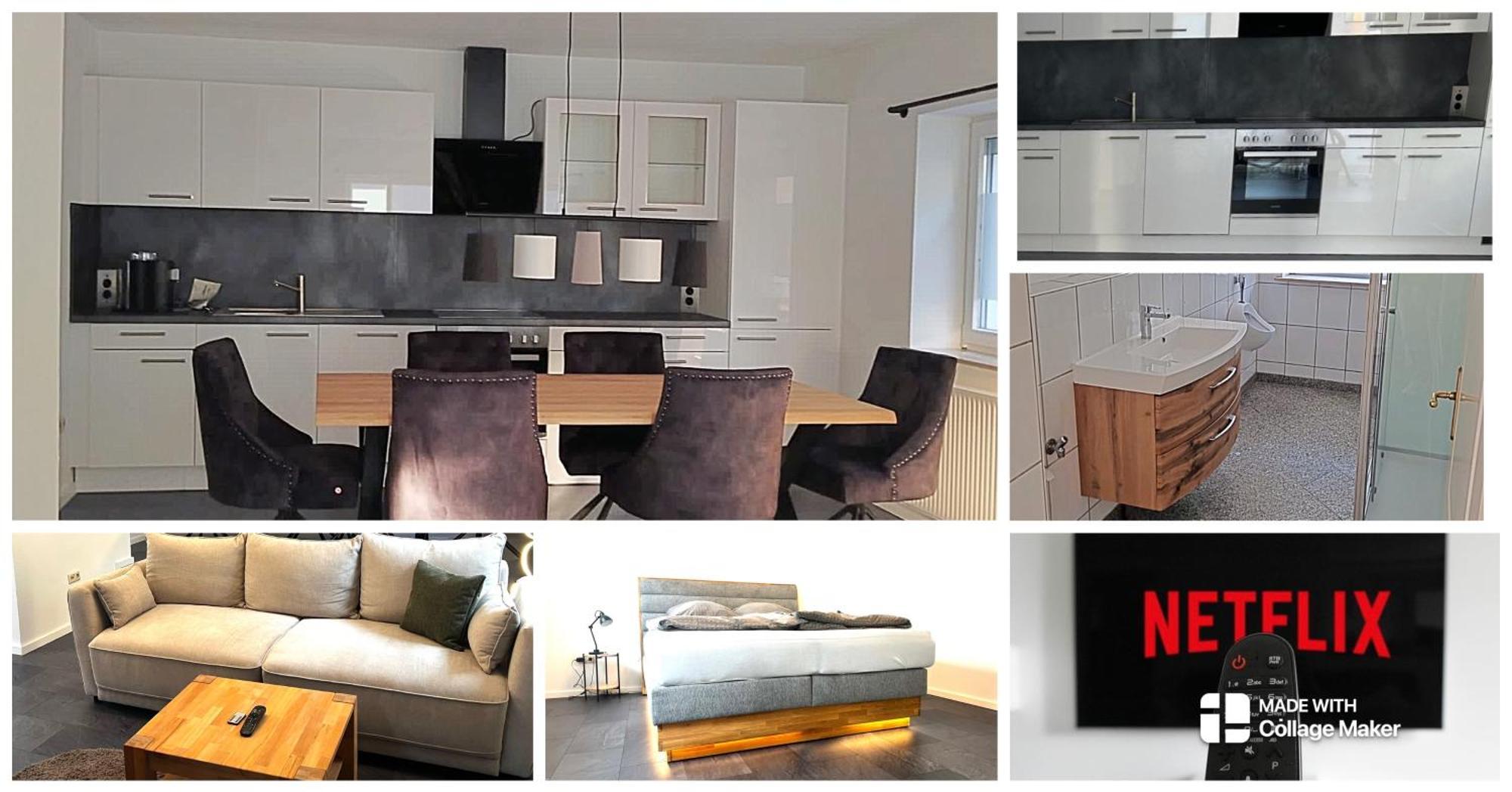 Apartment Fuer 6 Crailsheim Zentrum Netflix 300 Mbit Wlan Extérieur photo